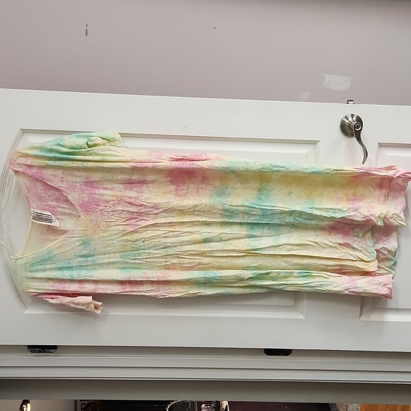 Free People Tie Dye Tee Dress - Picture 4 of 8